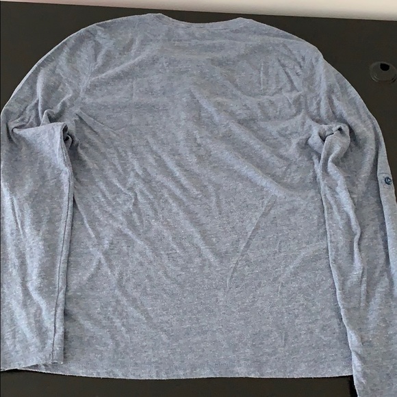 Machine Washed Blue Henley - Picture 2 of 3
